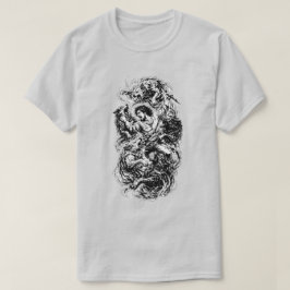 グレイ 狼狩り 生存競争 Tシャツ