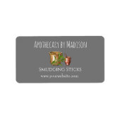 グレイ | Sage Smudgeスティック製品ラベル ラベル (正面)