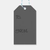 グレイno.1，グレイのギフトラベル ギフトタグ (裏面)