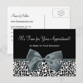 グレエレガントイレオパードサロンアポイントメント ポストカード (正面/裏面)