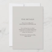 グレエレガントークラシック結婚 セーブザデート (裏面)