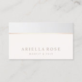 グレエレガントーグラデーション美しいサロン 名刺 (正面)