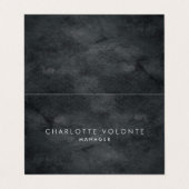 グレエレガントースタイリッシュプロフェッショナルアート 名刺 (外部フラット)