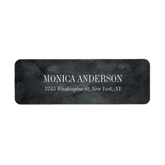 グレエレガントーモダンシャルボードプロフェッショナル ラベル (正面)