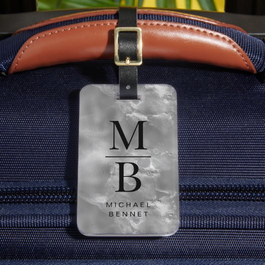 グレエレガントーモノグラムの ラゲッジタグ (正面インサイチュ2)