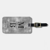 グレエレガントーモノグラムの ラゲッジタグ (正面横)