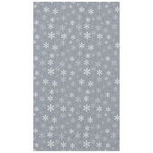 グレエレガントー素朴スノーフレーク模様の休日 テーブルクロス (正面)