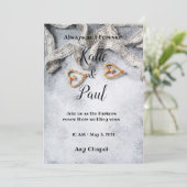 グレエレガントー結婚式招待状 セーブザデート (スタンド正面)