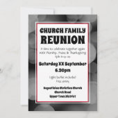 グレカスタマイズー《写真》ぼけ味教会懇親会 招待状 (正面)