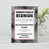 グレカスタマイズー《写真》ぼけ味教会懇親会 招待状 (スタンド正面)