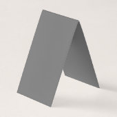 グレカッコいいー、ドーン、ほこりっぽいグレイ 名刺 (正面)