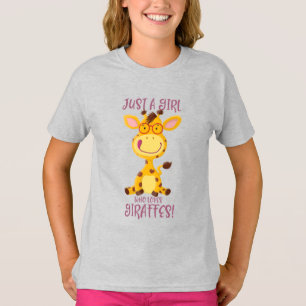グレガー・キリン – キリンを愛する女の子だ! Tシャツ