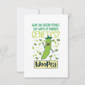 グレガー・メンデルが遺伝を起こした時に言ったことは カード (正面)