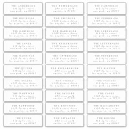 グレクラシックイ結婚住所 シール