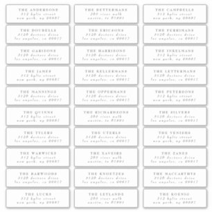 グレクラシックイ結婚住所 シール