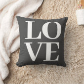 グレクールイモダンホワイトラブ装飾用クッション クッション (ブランケット)