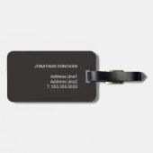 グレクールイ金フェイク属モノグラストライプム ラゲッジタグ (裏面横)