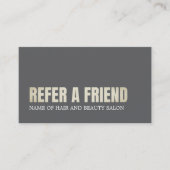 グレクールーエレガントゴールデン美しいサロン 紹介カード (正面)