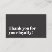 グレクールーエレガントパステルサークルはっきりしたサロン ロイヤリティカード (正面)