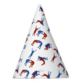 グレコローマンフリースタイルレスリング誕生日パーティー パーティーハット (右)