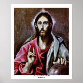 グレコ・エルによる世界の救世主 ポスター (正面)