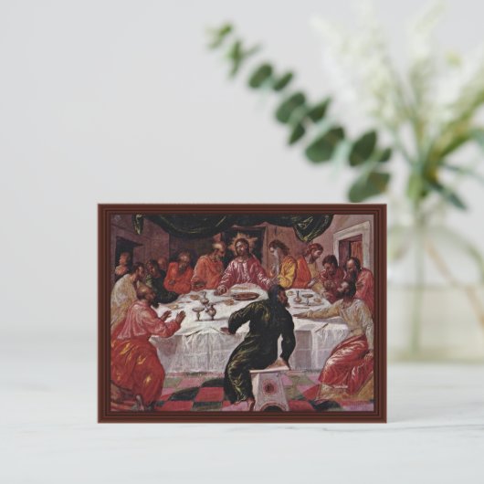 グレコ・エルによる最後の晩餐 ポストカード (スタンド正面)