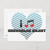 グレゴリオ暦の詠唱ファン ポストカード (正面/裏面)