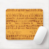 グレゴリオ暦の詠唱音楽スコア マウスパッド (マウス)