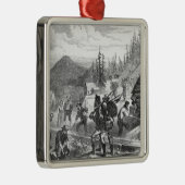 グレゴリーの金ゴールドのDiggings、コロラド州 メタルオーナメント (右)