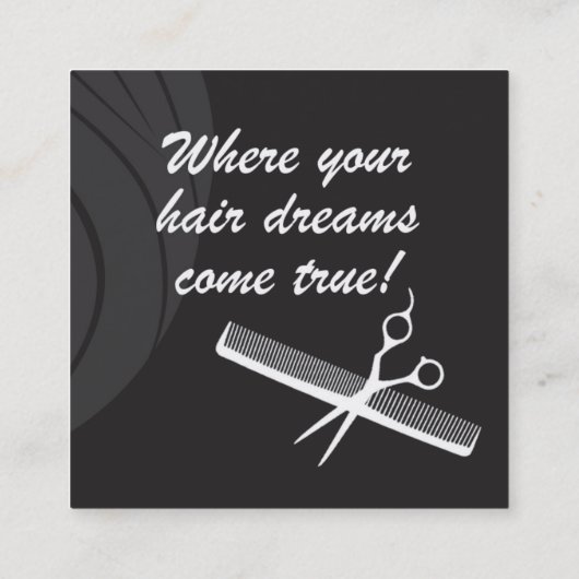 グレゴリートモスサロン スクエア名刺 (裏面)