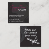 グレゴリートモスサロン スクエア名刺 (正面/裏面)