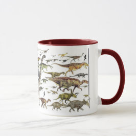 グレゴリーポール著恐竜のページェントのマグPaleoart マグカップ