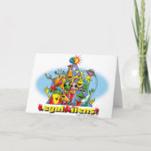 グレゴリー・ガロの宇宙クリスマス シーズンカード (裏面)