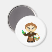 グレゴールメンデル マグネット (正面/裏面)