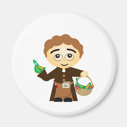 グレゴールメンデル マグネット (正面)