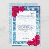 グレシアンエレガンスピンクが私の花嫁になる シーズンカード (正面/裏面)