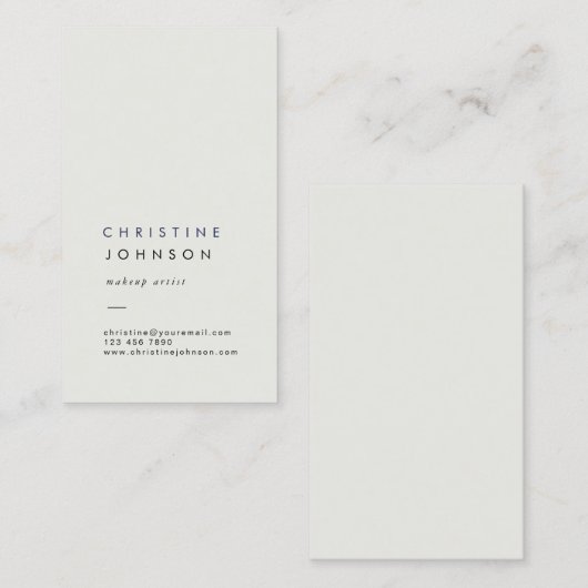 グレシンプルー 名刺 (正面/裏面)