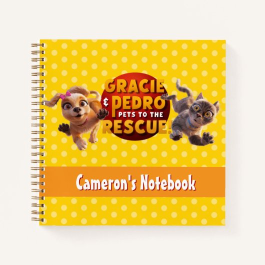 グレシー＆ペドロの冒険が待っている ノートブック (正面)