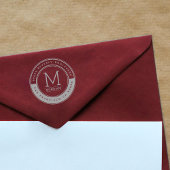 グレスタイリッシューコンテンポラリーモノグラム差出人住所 セルフインキングスタンプ