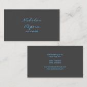 グレスタイリッシューモダングブループロフェッショナルデザイン 名刺 (正面/裏面)