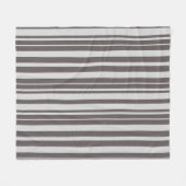 グレストライプのー フリースブランケット (正面(横))