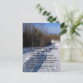 グレタのフィンランド産オーブンパンケーキレシピ ポストカード (スタンド正面)