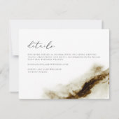 グレタボヘミアンアーストーンウォーターカラー詳細カード 招待状 (正面)