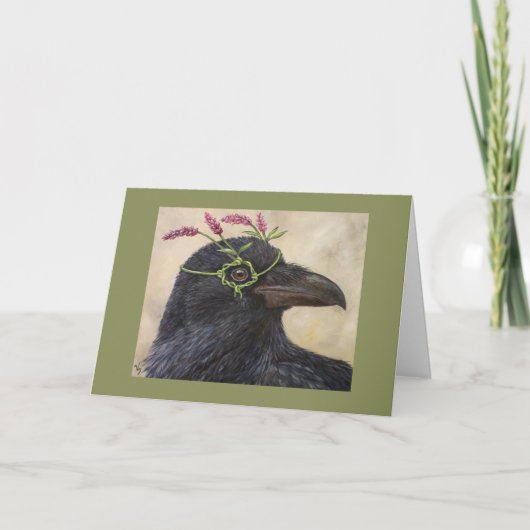 「グレタ」はカラスのカード カード (正面)