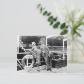 グレタ・ガルボとモーリッツ・スティラー1925 ポストカード (スタンド正面)