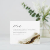 グレタ ボヘミアンのアーストーン ウォーターカラー詳細カード 招待状 (スタンド正面)