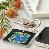 グレッグテイラー車の人 キーホルダー (正面右)