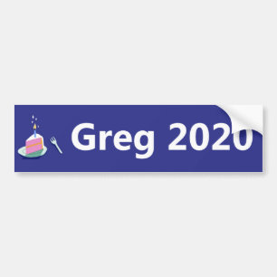 グレッグ2020年の大統領候補 バンパーステッカー