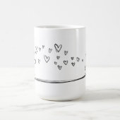 グレッグ"私は愛しますグレッグ"を"私ハートグレッグ" コーヒーマグカップ (中央)