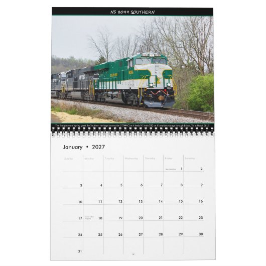 グレッグBooher 2013年のNSの伝統のカレンダー カレンダー (1月 2027)